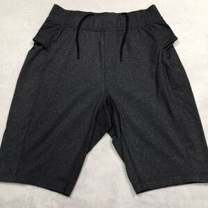 LULULEMON Short Men M Gray Pace Breaker 2 Pocket Draw Nylon Performance Knit